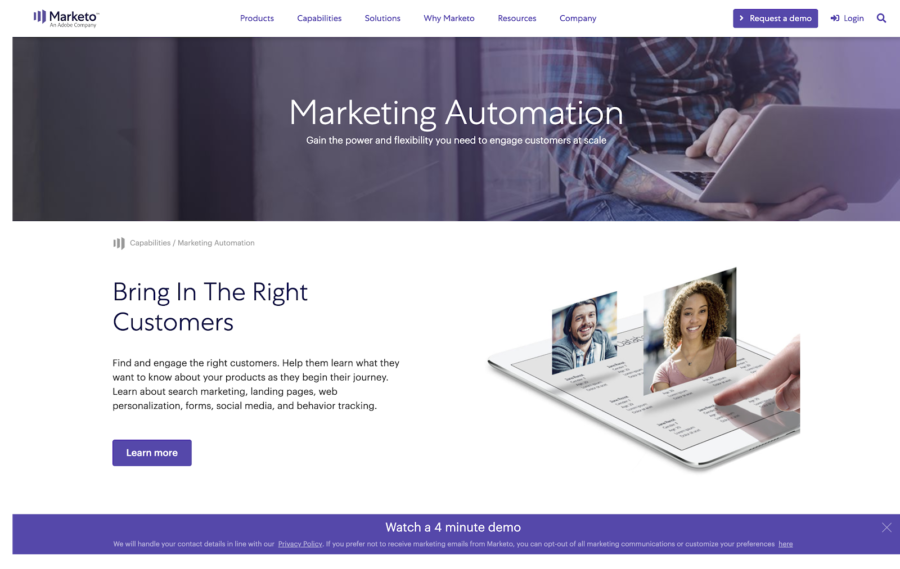 Marketo marketing automation software