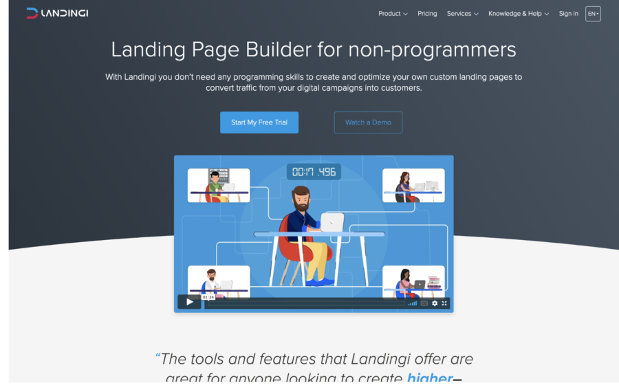 LandingI Landing Page Builder