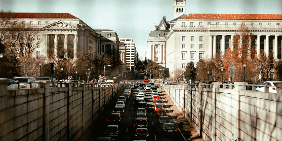 Washington DC at rush hour