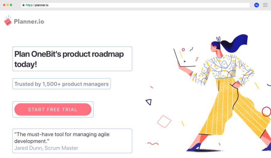 VP product abm landing page