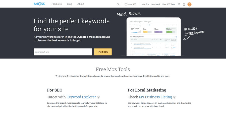 moz-ose Digital Marketing Tools(51) Trusted by the   Experts