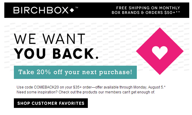 Birchbox Behavioral Marketing