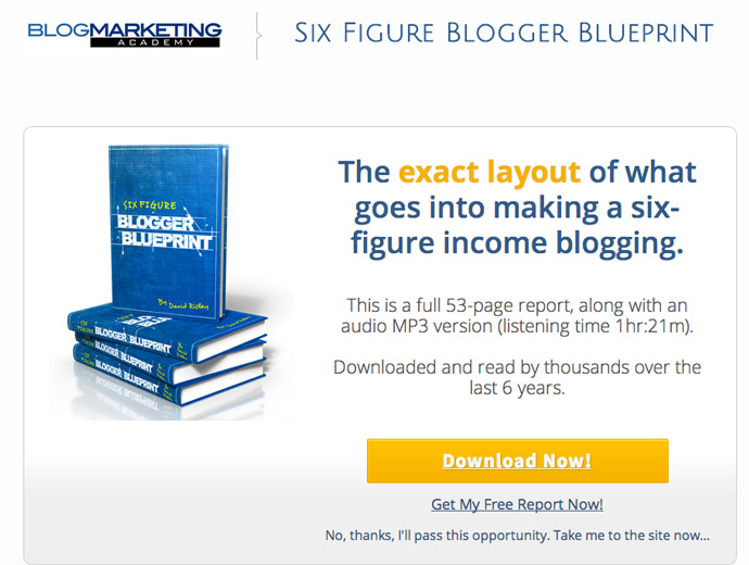 blogger blueprint
