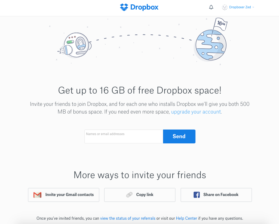 Dropbox growth strategy