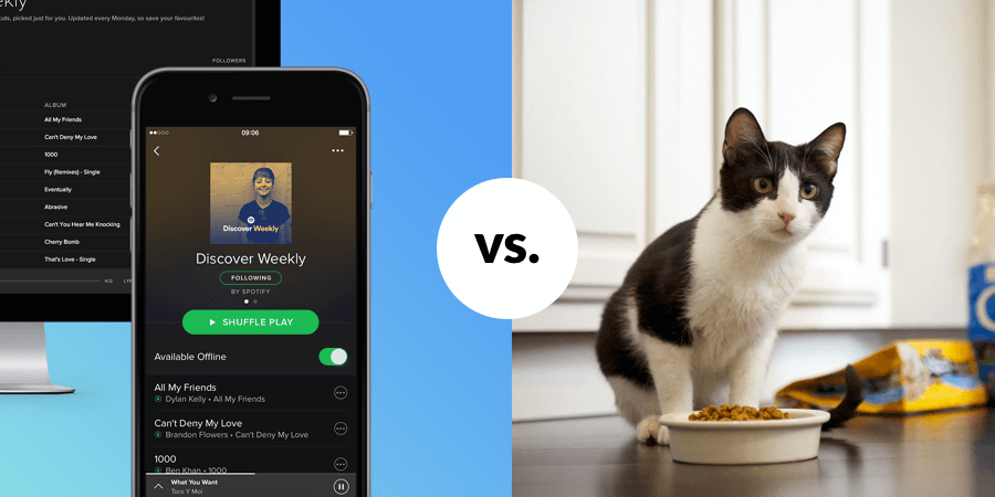 spotify vs cat behavioral marketing