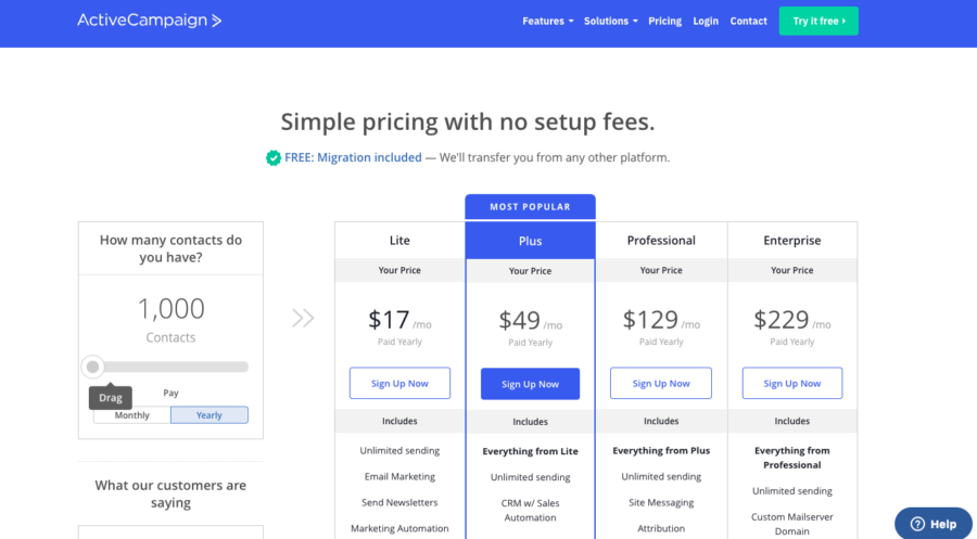 Plans & Pricing