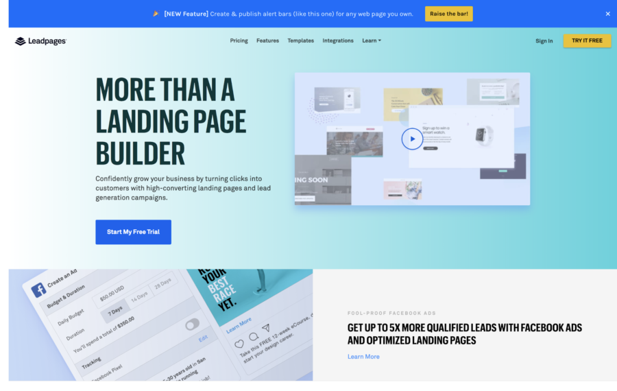 Leadpages Landing Page Builder